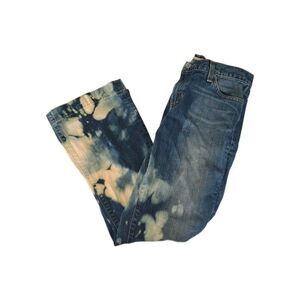 Gap Women's Size 6 Blue Long And Lean Jeans 27x30 Custom Bleached